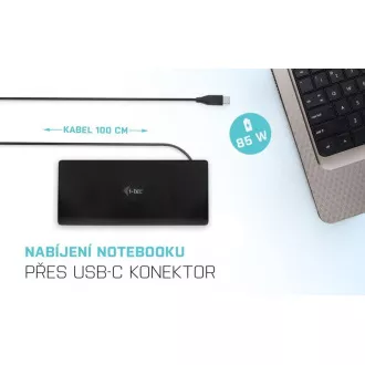 i-tec USB-C Quattro Display Docking Station s Power Delivery 85 W