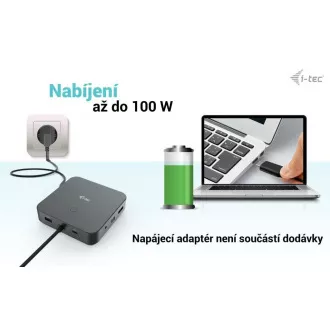 i-tec USB-C HDMI + Dual DP Docking Station + Power Delivery 100 W i-tec USB-C HDMI + Dual DP Docking Station + Power Delivery 100 W