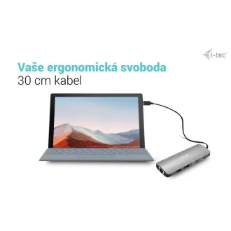 i-tec USB-C Metal Nano 2x HDMI Docking Station, PD 100W i-tec USB-C Metal Nano 2x HDMI Docking Station, PD 100W