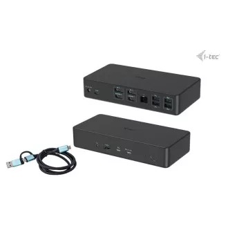 i-tec USB 3.0/USB-C/Thunderbolt 3 Professional Dual 4K Display Dock.st. Gen2, PD 100W i-tec USB 3.0/USB-C/Thunderbolt 3 Professional Dual 4K Display Dock.st. Gen2, PD 100W