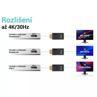 i-tec Passive DisplayPort to HDMI Adapter (max 4K/30Hz) i-tec Passive DisplayPort to HDMI Adapter (max 4K/30Hz)