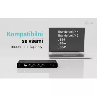 i-tec Universal Dual 4K Display Docking Station, Power Delivery 85W + i-tec USB-C Charger 100W i-tec Universal Dual 4K Display Docking Station, Power Delivery 85W + i-tec USB-C Charger 100W