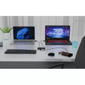 i-tec Universal KVM HUB 2x USB-C + 2x USB-A 3.0 Port i-tec Universal KVM HUB 2x USB-C + 2x USB-A 3.0 Port