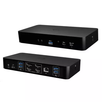 i-tec Universal Intelligent Dual Display Docking Station, Power Delivery 100W i-tec Universal Intelligent Dual Display Docking Station, Power Delivery 100W