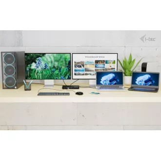 i-tec USB-C KVM Docking station for 3 Hosts, Dual Display, Power Delivery 1x 92W/2x 65W i-tec USB-C KVM Docking station for 3 Hosts, Dual Display, Power Delivery 1x 92W/2x 65W