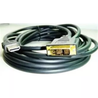 GEMBIRD Kabel HDMI - DVI 3m (M/M, DVI-D, Single Link, zlacené kontakty, stíněný) GEMBIRD Kabel HDMI - DVI 3m (M/M, DVI-D, Single Link, zlacené kontakty, stíněný)