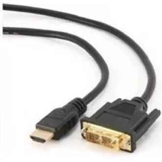 GEMBIRD Kabel HDMI - DVI 3m (M/M, DVI-D, Single Link, zlacené kontakty, stíněný) GEMBIRD Kabel HDMI - DVI 3m (M/M, DVI-D, Single Link, zlacené kontakty, stíněný)