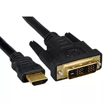 GEMBIRD Kabel HDMI - DVI 4, 5m (M/M, DVI-D, Single Link, zlacené kontakty, stíněný) GEMBIRD Kabel HDMI - DVI 4, 5m (M/M, DVI-D, Single Link, zlacené kontakty, stíněný)