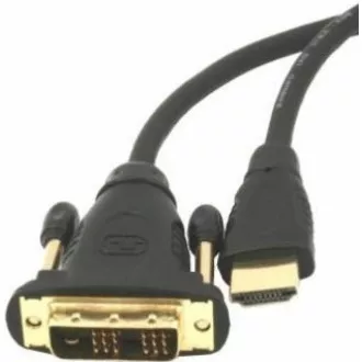 GEMBIRD Kabel HDMI - DVI 4, 5m (M/M, DVI-D, Single Link, zlacené kontakty, stíněný) GEMBIRD Kabel HDMI - DVI 4, 5m (M/M, DVI-D, Single Link, zlacené kontakty, stíněný)