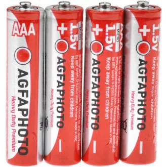 AgfaPhoto zinková baterie AAA, shrink 4ks