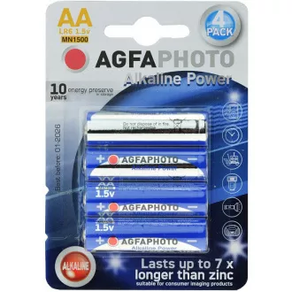 AgfaPhoto Power alkalická baterie LR06/AA, blistr 4ks AgfaPhoto Power alkalická baterie LR06/AA, blistr 4ks
