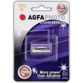 AgfaPhoto lithiová foto baterie CR2, blistr 1ks AgfaPhoto lithiová foto baterie CR2, blistr 1ks