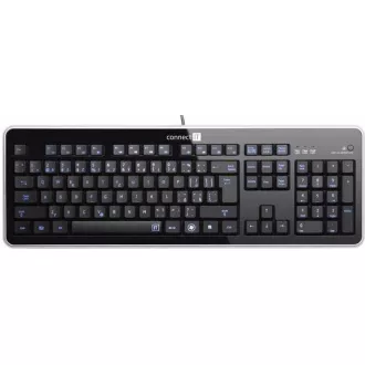 CONNECT IT Klávesnice CI-45 s LED podsvícením, USB CONNECT IT Klávesnice CI-45 s LED podsvícením, USB