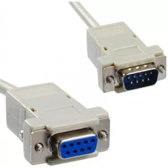 PREMIUMCORD Kabel sériový 2m prodlužovací (Canon 9M/9F, rozebírací, RS232) PREMIUMCORD Kabel sériový 2m prodlužovací (Canon 9M/9F, rozebírací, RS232)
