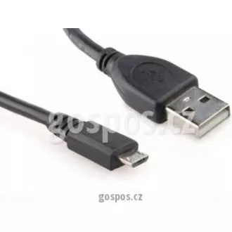 GEMBIRD Kabel USB 2.0 A-Micro B propojovací 0, 5m (černý) GEMBIRD Kabel USB 2.0 A-Micro B propojovací 0, 5m (černý)