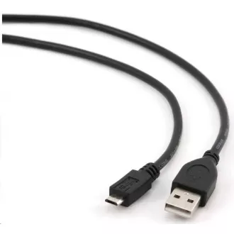 GEMBIRD Kabel USB 2.0 A-Micro B propojovací 0, 5m (černý) GEMBIRD Kabel USB 2.0 A-Micro B propojovací 0, 5m (černý)
