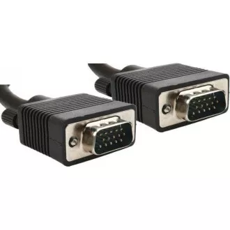 GEMBIRD Kabel VGA propojovací 1, 8m, černý (HD15M/M, dvojité stínění, feritová jádra)