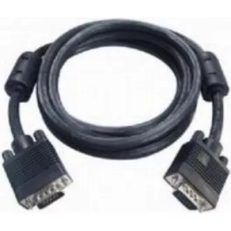GEMBIRD Kabel VGA propojovací 1, 8m, černý (HD15M/M, dvojité stínění, feritová jádra)