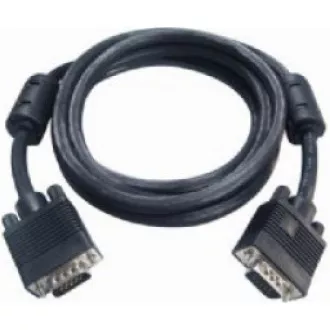 GEMBIRD Kabel VGA prodlužovací 1, 8m, černý (HD15M/F, dvojité stínění, feritová jádra) GEMBIRD Kabel VGA prodlužovací 1, 8m, černý (HD15M/F, dvojité stínění, feritová jádra)