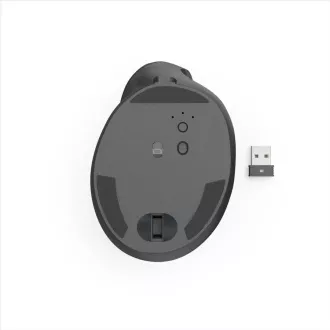 Hama vertikální ergonomická bezdrátová myš EWM-600R, pro praváky, nabíjecí, Multi Device