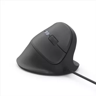 Hama vertikální ergonomická kabelová myš ECM-500R, pro praváky, černá