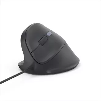 Hama vertikální ergonomická kabelová myš ECM-500L, pro leváky, černá Hama vertikální ergonomická kabelová myš ECM-500L, pro leváky, černá