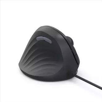 Hama vertikální ergonomická kabelová myš ECM-500L, pro leváky, černá Hama vertikální ergonomická kabelová myš ECM-500L, pro leváky, černá