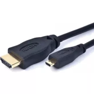 GEMBIRD Kabel HDMI - HDMI Micro 1, 8m (v1.3, M/M, stíněný, zlacené kontakty)