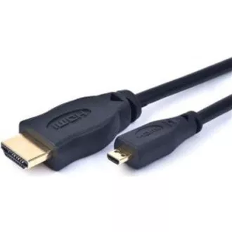 GEMBIRD Kabel HDMI - HDMI Micro 1, 8m (v1.3, M/M, stíněný, zlacené kontakty)