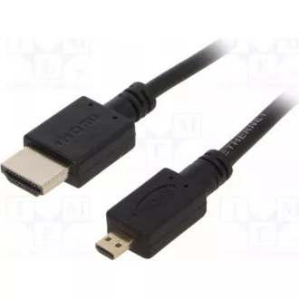 GEMBIRD Kabel HDMI - HDMI Micro 1, 8m (v1.3, M/M, stíněný, zlacené kontakty)