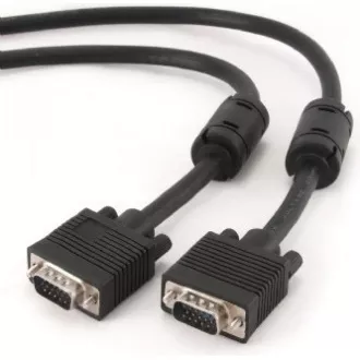 GEMBIRD Kabel VGA propojovací 3m, černý (HD15M/M, dvojité stínění, feritová jádra) GEMBIRD Kabel VGA propojovací 3m, černý (HD15M/M, dvojité stínění, feritová jádra)