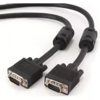 GEMBIRD Kabel VGA propojovací 3m, černý (HD15M/M, dvojité stínění, feritová jádra) GEMBIRD Kabel VGA propojovací 3m, černý (HD15M/M, dvojité stínění, feritová jádra)