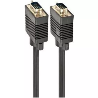 GEMBIRD Kabel VGA propojovací 3m, černý (HD15M/M, dvojité stínění, feritová jádra) GEMBIRD Kabel VGA propojovací 3m, černý (HD15M/M, dvojité stínění, feritová jádra)