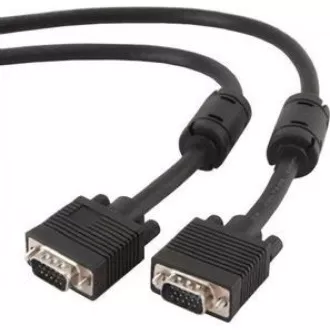 GEMBIRD Kabel VGA propojovací 3m, černý (HD15M/M, dvojité stínění, feritová jádra) GEMBIRD Kabel VGA propojovací 3m, černý (HD15M/M, dvojité stínění, feritová jádra)