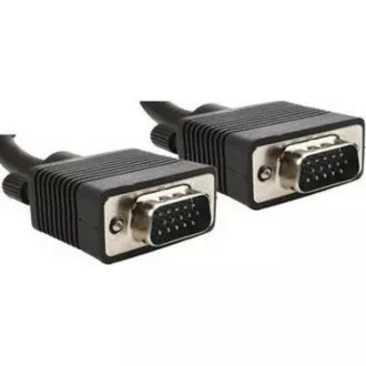 GEMBIRD Kabel VGA propojovací 5m, černý (HD15M/M, dvojité stínění, feritová jádra)