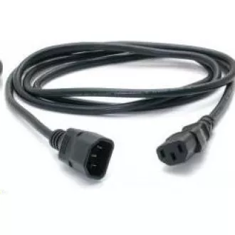 PREMIUMCORD Kabel napájecí 230V prodlužovací 1m