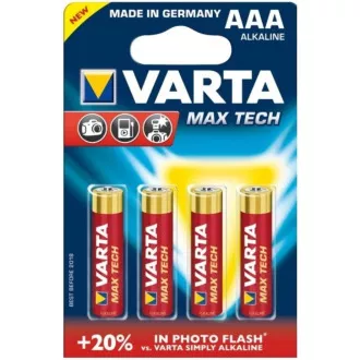 Varta LR03/4BP MAX POWER (MAX TECH) (Blistr 4ks) Varta LR03/4BP MAX POWER (MAX TECH) (Blistr 4ks)