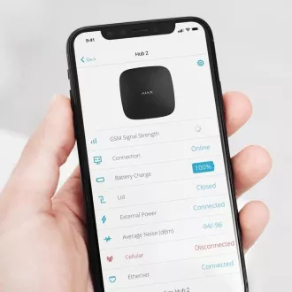 Ajax Hub 2 4G (8EU/ECG) ASP black (38240) Ajax Hub 2 4G (8EU/ECG) ASP black (38240)
