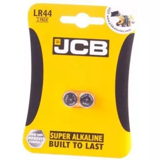 JCB alkalická baterie LR44, blistr 2 ks JCB alkalická baterie LR44, blistr 2 ks