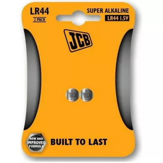 JCB alkalická baterie LR44, blistr 2 ks JCB alkalická baterie LR44, blistr 2 ks