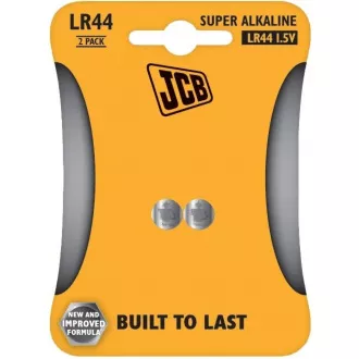 JCB alkalická baterie LR44, blistr 2 ks JCB alkalická baterie LR44, blistr 2 ks