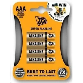 JCB SUPER alkalická baterie LR03, blistr 4 ks JCB SUPER alkalická baterie LR03, blistr 4 ks