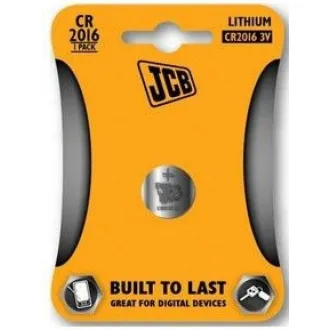 JCB knoflíková lithiová baterie CR2016, blistr 1 ks JCB knoflíková lithiová baterie CR2016, blistr 1 ks