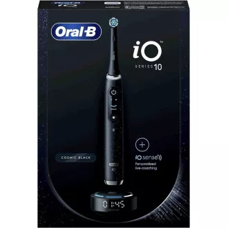Oral-B iO Series 10 Cosmic Black elektrický zubní kartáček, magnetický, 7 režimů, AI, časovač, 3D mapování Oral-B iO Series 10 Cosmic Black elektrický zubní kartáček, magnetický, 7 režimů, AI, časovač, 3D mapování