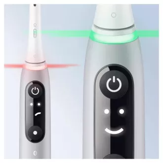 Oral-B iO Series 6 Grey Opal elektrický zubní kartáček, magnetický, 5 režimů, tlakový senzor, AI, pouzdro Oral-B iO Series 6 Grey Opal elektrický zubní kartáček, magnetický, 5 režimů, tlakový senzor, AI, pouzdro