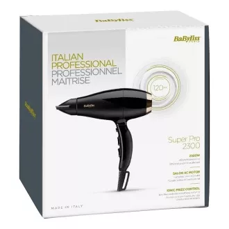 Babyliss 6714E fén na vlasy, 2300 W, 3 teploty, 2 rychlosti, cold air, černý Babyliss 6714E fén na vlasy, 2300 W, 3 teploty, 2 rychlosti, cold air, černý