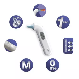 Braun IRT 3030 ThermoScan 3 dětský teploměr, bezkontaktní, infračervený, do ucha Braun IRT 3030 ThermoScan 3 dětský teploměr, bezkontaktní, infračervený, do ucha