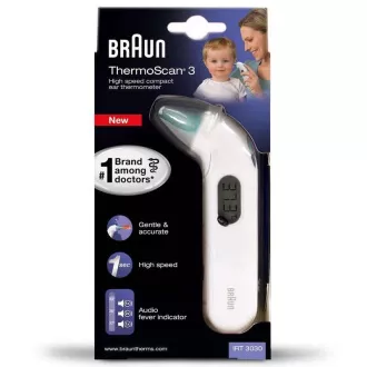 Braun IRT 3030 ThermoScan 3 dětský teploměr, bezkontaktní, infračervený, do ucha Braun IRT 3030 ThermoScan 3 dětský teploměr, bezkontaktní, infračervený, do ucha