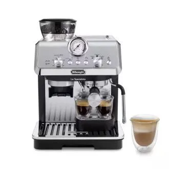 DeLonghi La Specialista Arte pákový kávovar, 1400 W, vestavěný mlýnek, parní tryska MyLatte DeLonghi La Specialista Arte pákový kávovar, 1400 W, vestavěný mlýnek, parní tryska MyLatte