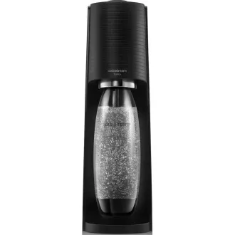 SodaStream Terra Black výrobník sody, mechanický, 2x 1l láhev SodaStream Fuse, bombička s CO2, černý
